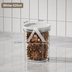 【𝗔𝗦𝗛】READY STOCK Premium Airtight Food Container Kedap Udara | Vacuum Seal Stackable Clear 密封食品罐