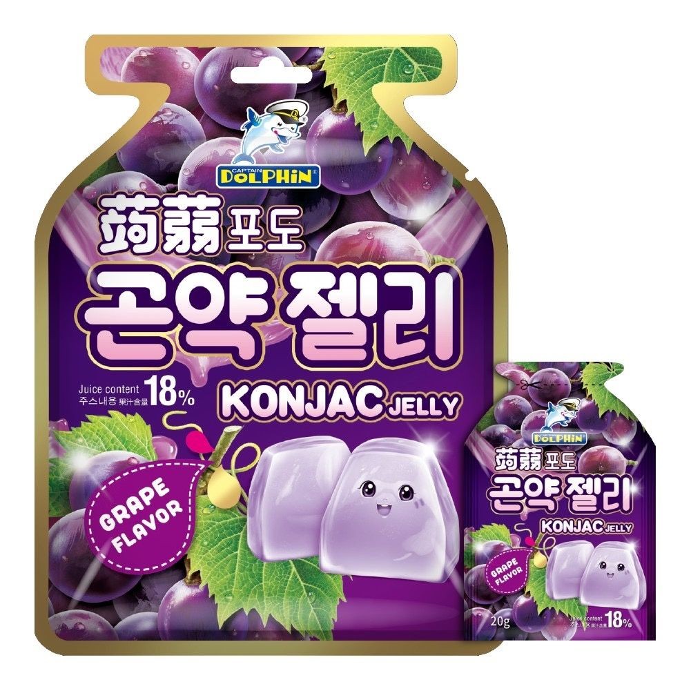 【𝗔𝗦𝗛】Ready Stock❗️【1Packs 15pcs】20g Halal Korean Konjac Jelly 18% Drinkable Juice Content Weight Loss 蒟蒻果冻 饮料