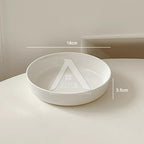 【𝗔𝗦𝗛】Salad Plate Ceramic (Circle/Rectangle)