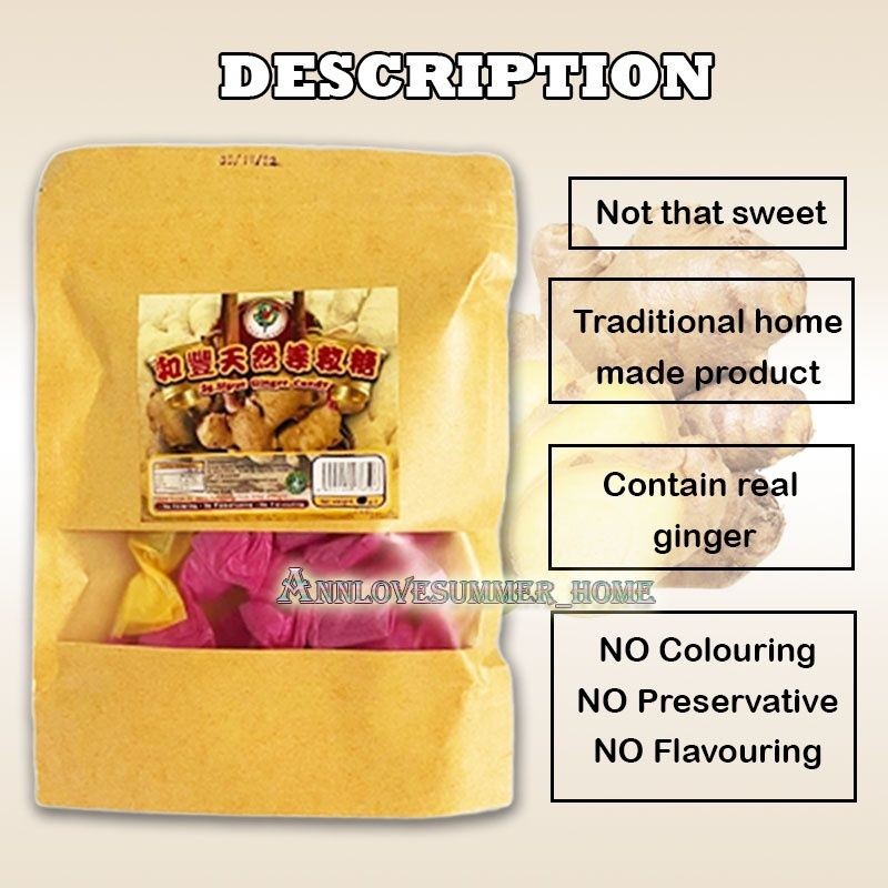 【𝗔𝗦𝗛】【和丰传统特产 Homemade Traditional】Pure Coconut & Ginger Candy Sg.Siput 手工椰子糖 & 姜粒糖 Gula Kelapa & Halia
