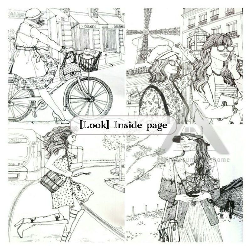 【𝗔𝗦𝗛】【Buy 10 Free 1】Colouring Book Secret Garden