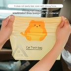 【𝗔𝗦𝗛】Thick（15pcs/pack）Disposable Car Trash Bag Rubbish Stick Portable Plastic Storage Bag  Sticky Type Garbage Bag 车载垃圾袋