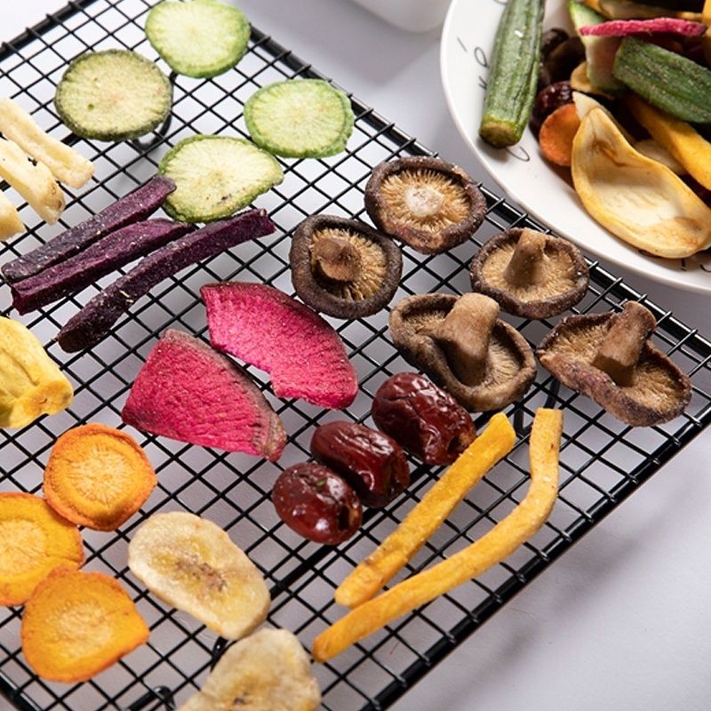 【𝗔𝗦𝗛】100g💝 Gift Packaging 冻干蔬菜水果干 Dried Mixed Fruits &Vegetables Halal Mushroom Dried Strawberry🥦🍓健康营养蔬果脆零食无花果脆/草莓脆/秋葵脆食
