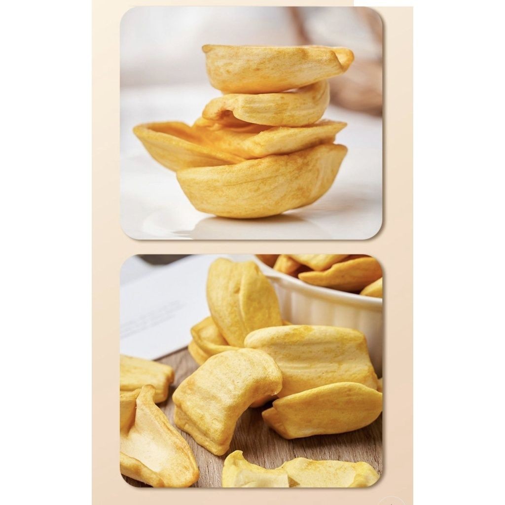 【𝗔𝗦𝗛】Niukee（70克香脆不硬）❗️菠萝蜜干 蔬菜干果 Kerepek Nangka madu Kering Kerepek
