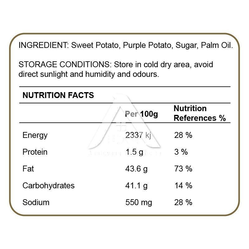 【𝗔𝗦𝗛】【100g ❌Salt】Mixed Snack Potato Stick Purple Potato Sweet Potato Kids Snack 紫薯脆 红薯脆 Potato Kering Ubi Kentang Rangg