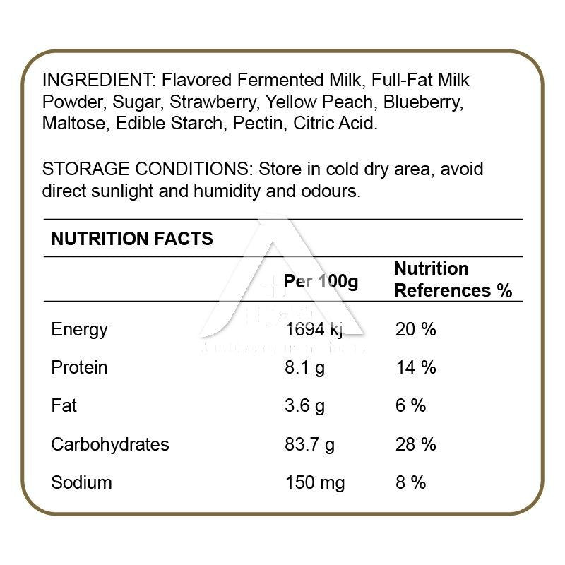 【𝗔𝗦𝗛】🔥Lowest Price Promo 50g| 100g❗️Large Cube Freeze Dried Yoghurt Yogurt Cube Mixed 3Fruits Kering SnacksKids冻干酸奶块健康零食