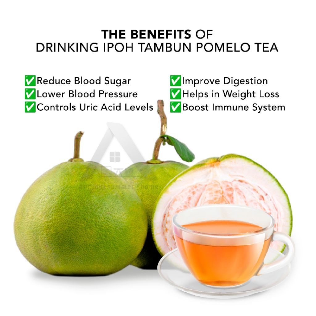 【𝗔𝗦𝗛】Authentic Ipoh Tambun Pomelo Tea Cat's Whiskers Herb Tea（3gx10 teabag) 怡保打扪柚子猫须茶【降三高 降胆固醇】| Teh Pomelo
