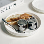 【𝗔𝗦𝗛】Nordic Flat Plate Ceramic Collection Dinner Plate Tableware Kitchenware 北欧白陶瓷碟 Pinggan Bulat Seramik