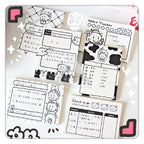 【𝗔𝗦𝗛】50 Sheets Memo Pad📔Mini Notepad Bookmark Stationery Portable Journal Diary Buku Nota Comel迷你笔记本