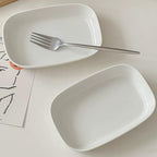 【𝗔𝗦𝗛】Salad Plate Ceramic (Circle/Rectangle)