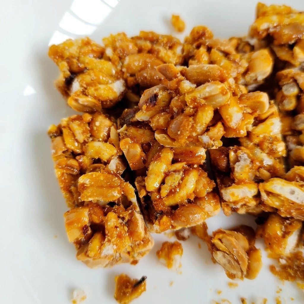 【𝗔𝗦𝗛】Loke Kee Peanut Bar Anchovies Sambal / Coconut Salted Peanut / Wasabi Salted  200g 乐记花生糖