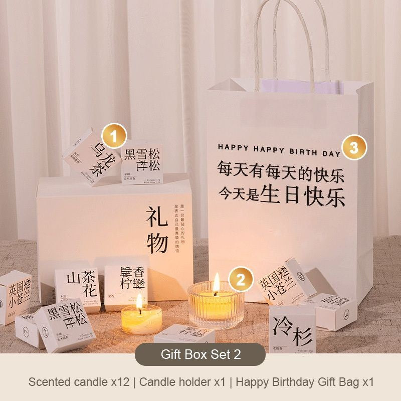 【𝗔𝗦𝗛】Aroma Scented Candle Gift Box Set