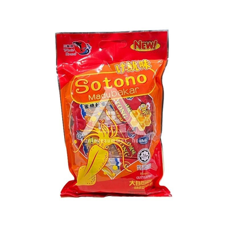【𝗔𝗦𝗛】Whale Brand Sotong Madu Bakar Honey Cuttlefish 蜜糖鱿鱼