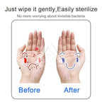 【𝗔𝗦𝗛】80pcs/pack 50pcs/box- Alcohol Wipes Sanitize Wet Tissue Antibacterial Bacteria Hand Wipes 消毒纸巾