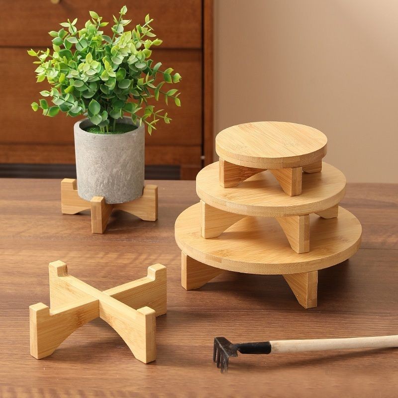 Wooden Bonsai Display Stand