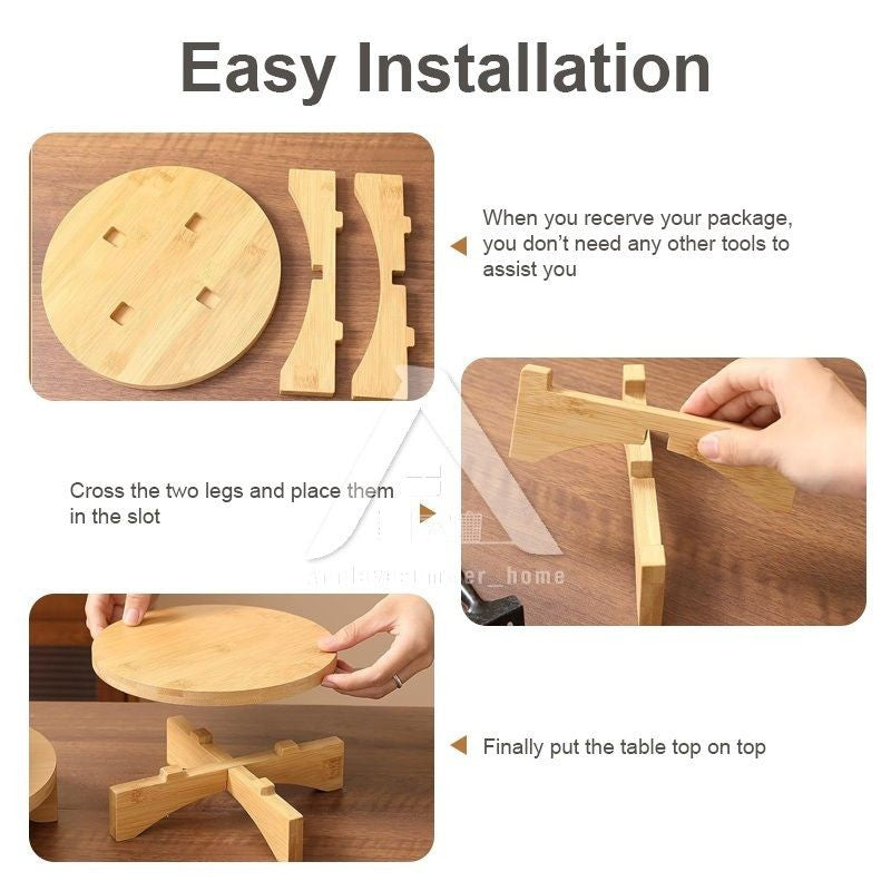 Wooden Bonsai Display Stand