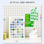 【𝗔𝗦𝗛】[2PCS]IG Smiley Face 😃😉 Stickers Set Scrapbooking Label Sticker Color Dots 笑脸表情贴纸