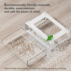 【𝗔𝗦𝗛】Under-Desk Drawer Storage Box Dormitory Stationery Organizer Office Desk Hidden Storage Box Makeup Organizer Box