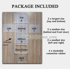 【𝗔𝗦𝗛】【Full Hard Cover】SIDE/FRONT DOOR STACKABLE HARD CASE AJ SHOE MAGNET MAGNETIC OPENER SPORT SHOES BOX SPORT SHOES
