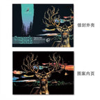 【𝗔𝗦𝗛】【BUY 2 FREE PEN】A3 Art Scratch Card (Animal Series)