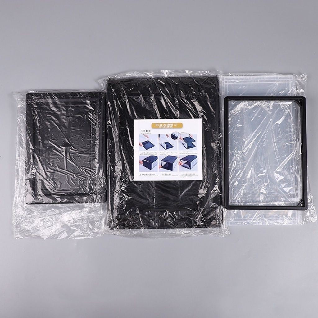 【𝗔𝗦𝗛】Hard Case Magnetic Front Door Shoe Box | Transparent Shoe Box Storage Box Sneakers Box Kasut Kotak AJ Akrilik