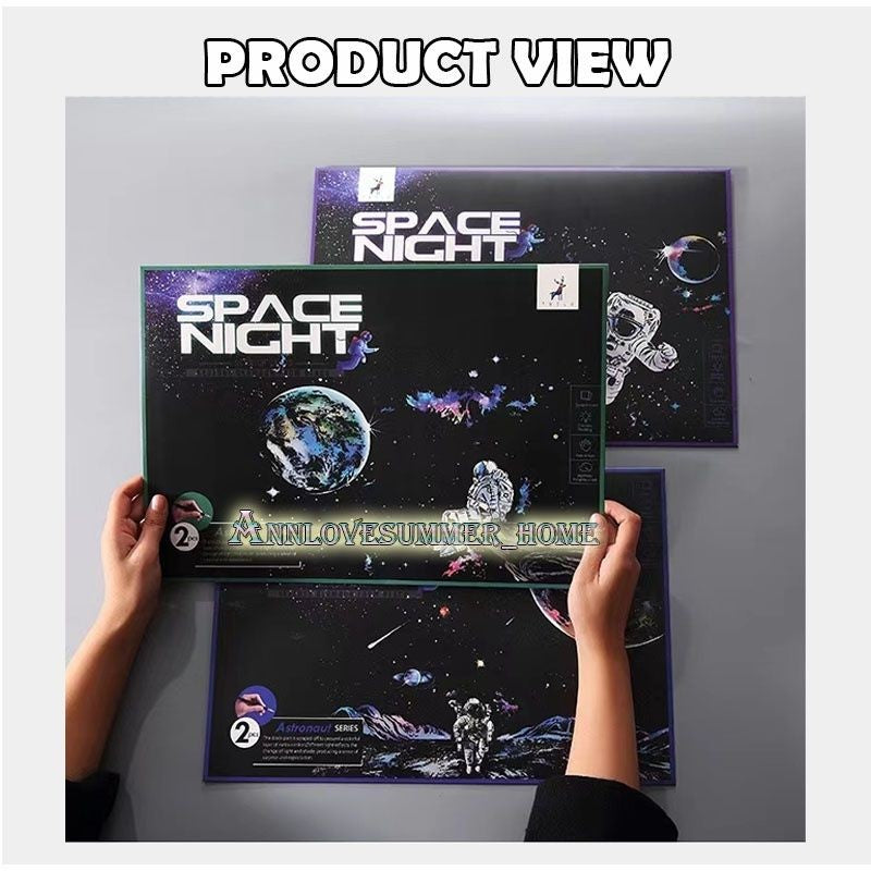 【𝗔𝗦𝗛】【BUY 2 FREE PEN】A3 Art Scratch Card (Astronaut Series)