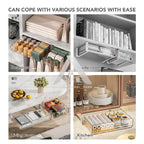 【𝗔𝗦𝗛】Under-Desk Drawer Storage Box Dormitory Stationery Organizer Office Desk Hidden Storage Box Makeup Organizer Box