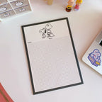 【𝗔𝗦𝗛】【Snoopy Theme】Notepad Korean Ins Memopad Lovely Cute Cartoon Sticker Marker Memo Notepad Stationery 便签本 Buku Nota