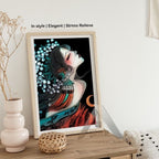 【𝗔𝗦𝗛】【BUY 2 FREE PEN】A3 Art Scratch Card (Oriental Girl Series)