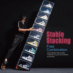 【𝗔𝗦𝗛】【Full Hard Cover】SIDE/FRONT DOOR STACKABLE HARD CASE AJ SHOE MAGNET MAGNETIC OPENER SPORT SHOES BOX SPORT SHOES