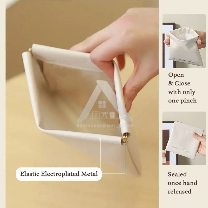 ￼【𝗔𝗦𝗛】Pouch Organizer Key Cosmetic Mini Bag Portable Earphones Storage Bag Data Cable Organizer Headphone Purse Coin