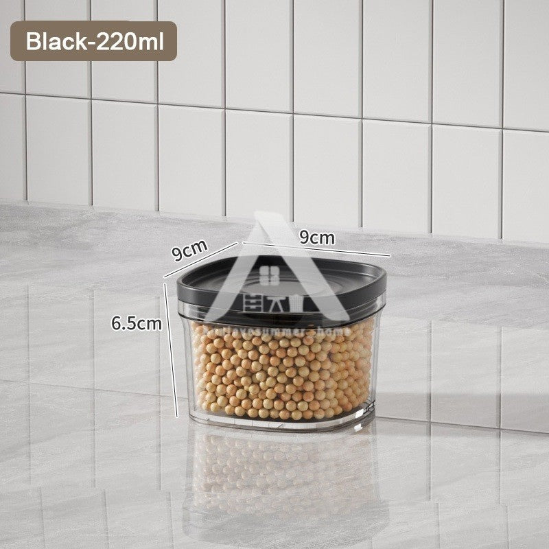 【𝗔𝗦𝗛】READY STOCK Premium Airtight Food Container Kedap Udara | Vacuum Seal Stackable Clear 密封食品罐