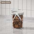 【𝗔𝗦𝗛】READY STOCK Premium Airtight Food Container Kedap Udara | Vacuum Seal Stackable Clear 密封食品罐