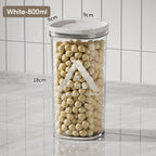 【𝗔𝗦𝗛】READY STOCK Premium Airtight Food Container Kedap Udara | Vacuum Seal Stackable Clear 密封食品罐