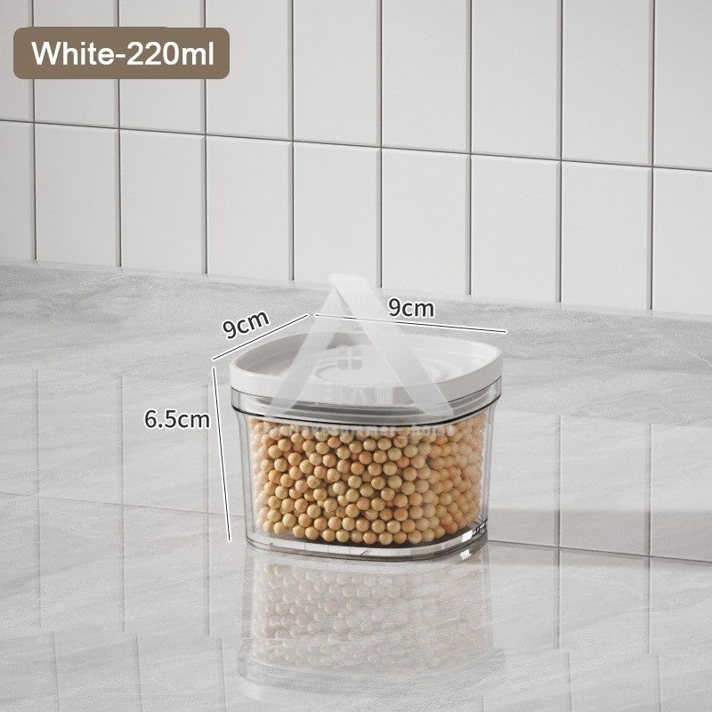 【𝗔𝗦𝗛】READY STOCK Premium Airtight Food Container Kedap Udara | Vacuum Seal Stackable Clear 密封食品罐