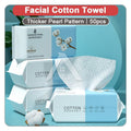 【𝗔𝗦𝗛】50pcs Thickened Soft Cotton Towel Disposable Facial Tissue Makeup Remover Towel一次性抽取式洗脸巾加厚