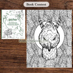 【𝗔𝗦𝗛】Harry Potter Colouring Book 96 pgs Adult Pressure relief Relax Kids Buku Warna Dewasa