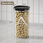 【𝗔𝗦𝗛】READY STOCK Premium Airtight Food Container Kedap Udara | Vacuum Seal Stackable Clear 密封食品罐