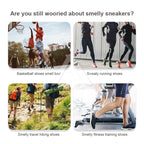【𝗔𝗦𝗛】Shoe Deodorant Spray Keep Shoe Scented for 24 hours Shoe Smelly Spray Antibacterial Spray