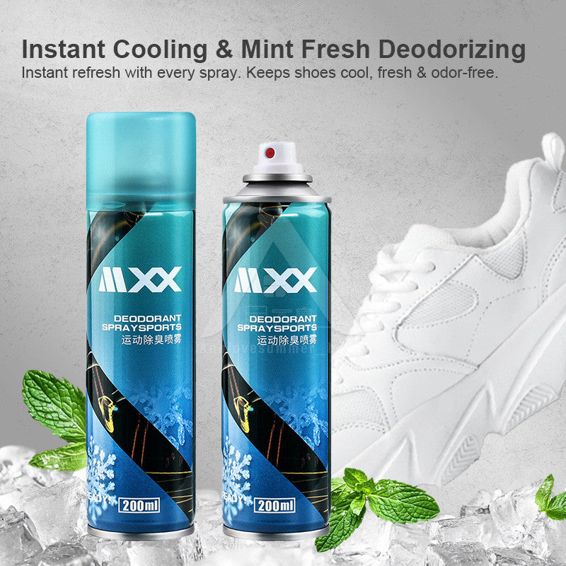 【𝗔𝗦𝗛】Shoe Deodorant Spray Keep Shoe Scented for 24 hours Shoe Smelly Spray Antibacterial Spray