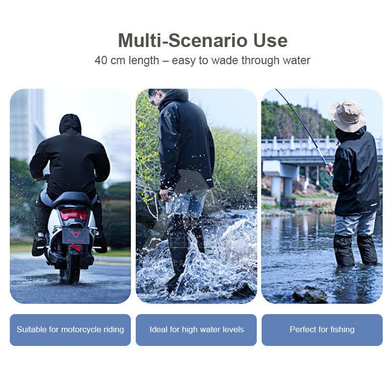 【𝗔𝗦𝗛】Premium Anti-Slip Waterproof Rain Shoe Cover, Rubber Reflective Boot Footwear, No Need Take Off