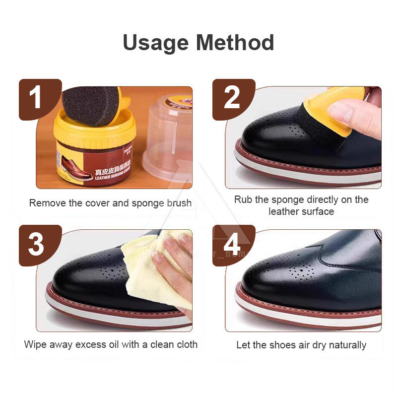 【𝗔𝗦𝗛】Leather Care Cream Advanced Maintenance Oil Leather Care Beauty Leather Shoes Leather Renovation Care Oil