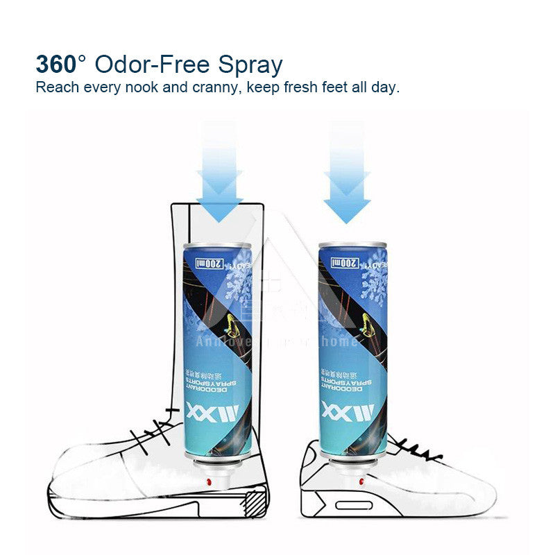 【𝗔𝗦𝗛】Shoe Deodorant Spray Keep Shoe Scented for 24 hours Shoe Smelly Spray Antibacterial Spray