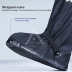 【𝗔𝗦𝗛】Premium Anti-Slip Waterproof Rain Shoe Cover, Rubber Reflective Boot Footwear, No Need Take Off