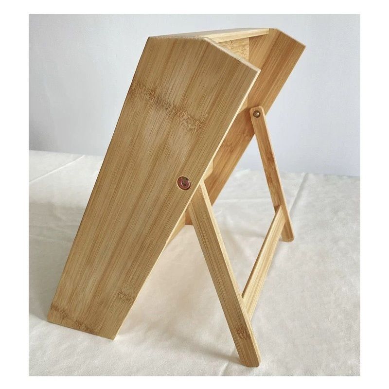 【𝗔𝗦𝗛】Bamboo Spice Rack Organizer Spice Rack Organizer 3 Tiers Seasoning Organizer 三层折叠调味瓶架