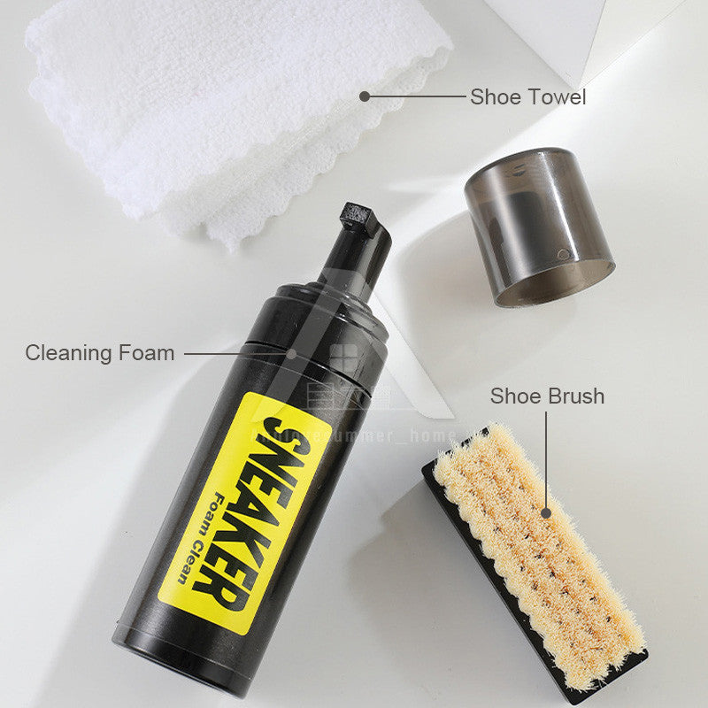 【𝗔𝗦𝗛】Sneaker Cleaning Kit for Dirt and Stain Removal with Brush and Towel