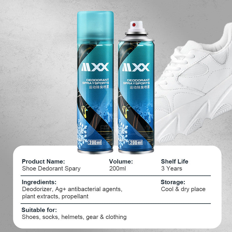 【𝗔𝗦𝗛】Shoe Deodorant Spray Keep Shoe Scented for 24 hours Shoe Smelly Spray Antibacterial Spray