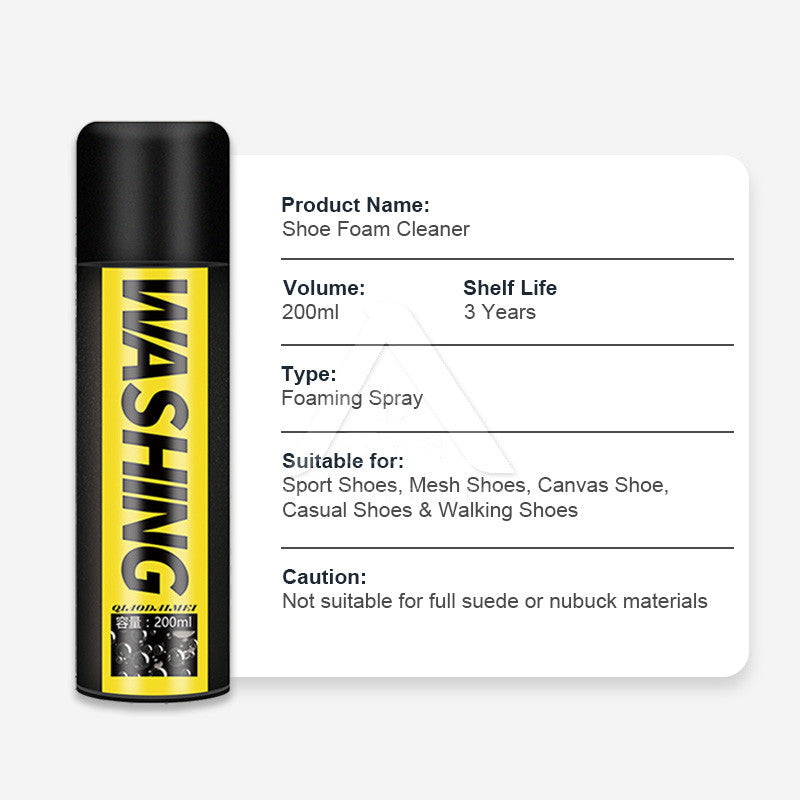 【𝗔𝗦𝗛】Shoes Sneaker Foam Cleaner Spray Shoes Foam Spray