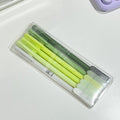 【𝗔𝗦𝗛】6 Pieces Gel Pen Set Morandi Color Black Pen 0.5mm Needle Tip Gel Pens