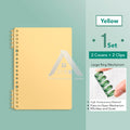【𝗔𝗦𝗛】FULL SET【120 pages🔥 A5/B5/A4】Muji Colour Candy Notebook Coil Student Stationery Book Notepad  Portable Journal Gift